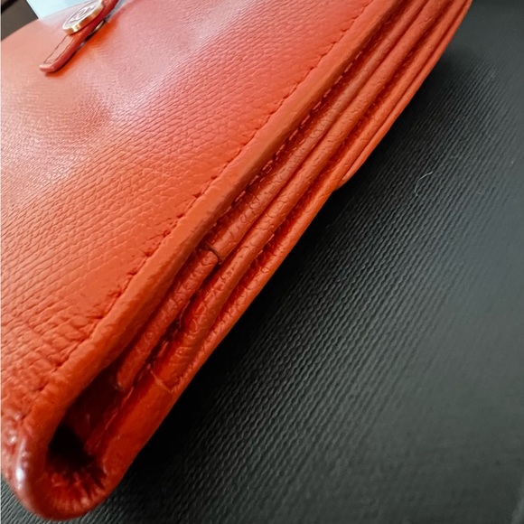 Chanel Orange Caviar Long Wallet - Picture 8 of 16